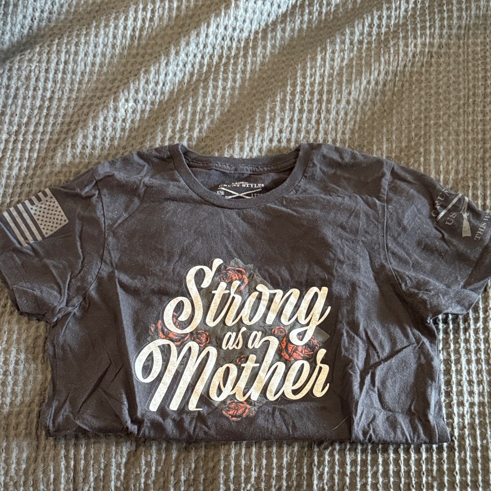 Grunt Style Black 'Strong as a Mother' Tee